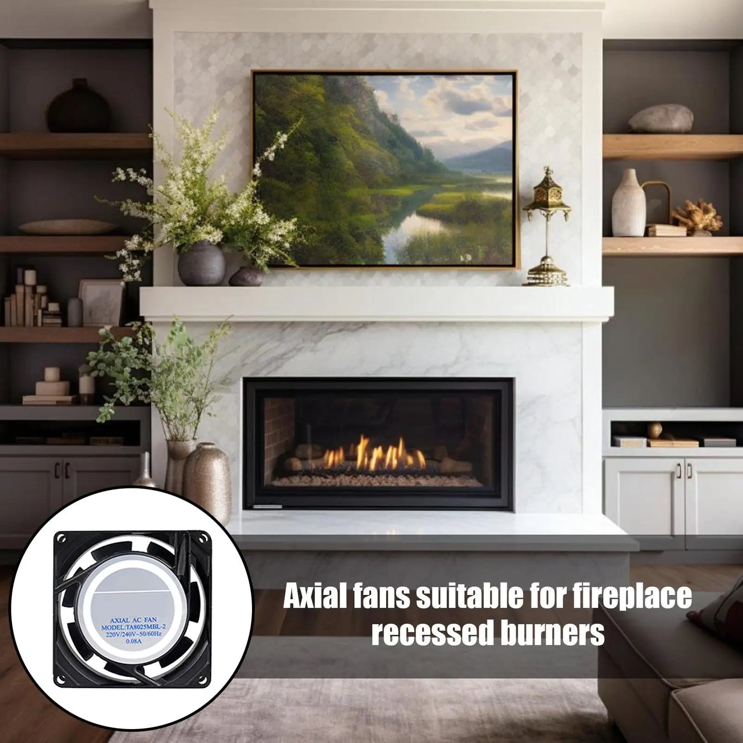 Heat-Powered Fireplace Fan – Silent High-Efficiency Stove Blower
