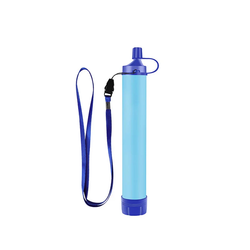 Multifunctional Portable Filter Direct Drinking Water Pipe Wilderness Survival Drinking Water Purifier Emergency Tool Peaceful Pleasures Health and Wellness Set 1