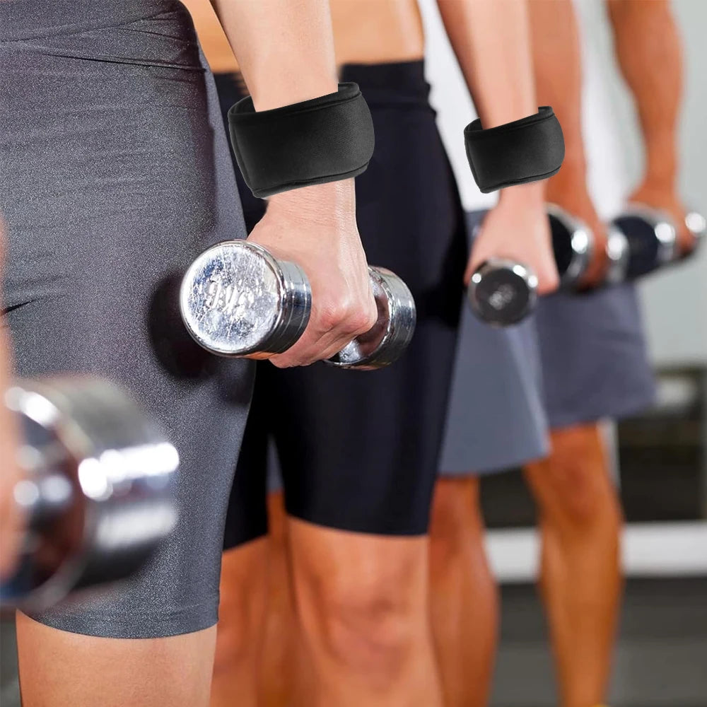 1Pair Wrist Weights 1lb / 0.45kg for Women, Men - Adjustable Strap for Walking,Pilates,Gym - Lightweight & Comfortable Design Peaceful Pleasures Health and Wellness