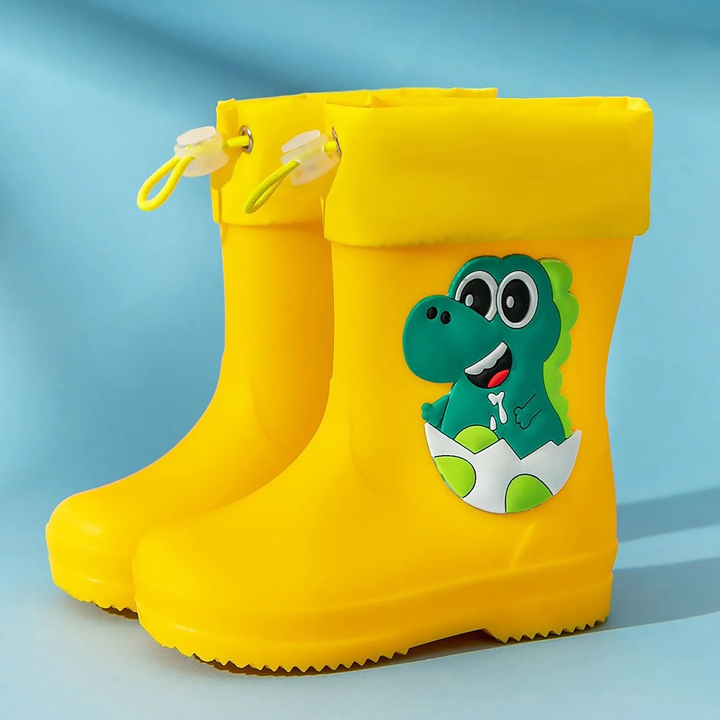 Kids Girl Boy Rain Boots Waterproof Toddler Rainboots Children's Shoes Rubber Boots Kids Baby Cartoon Dinosaur Water Shoes Boots Peaceful Pleasures Health and Wellness