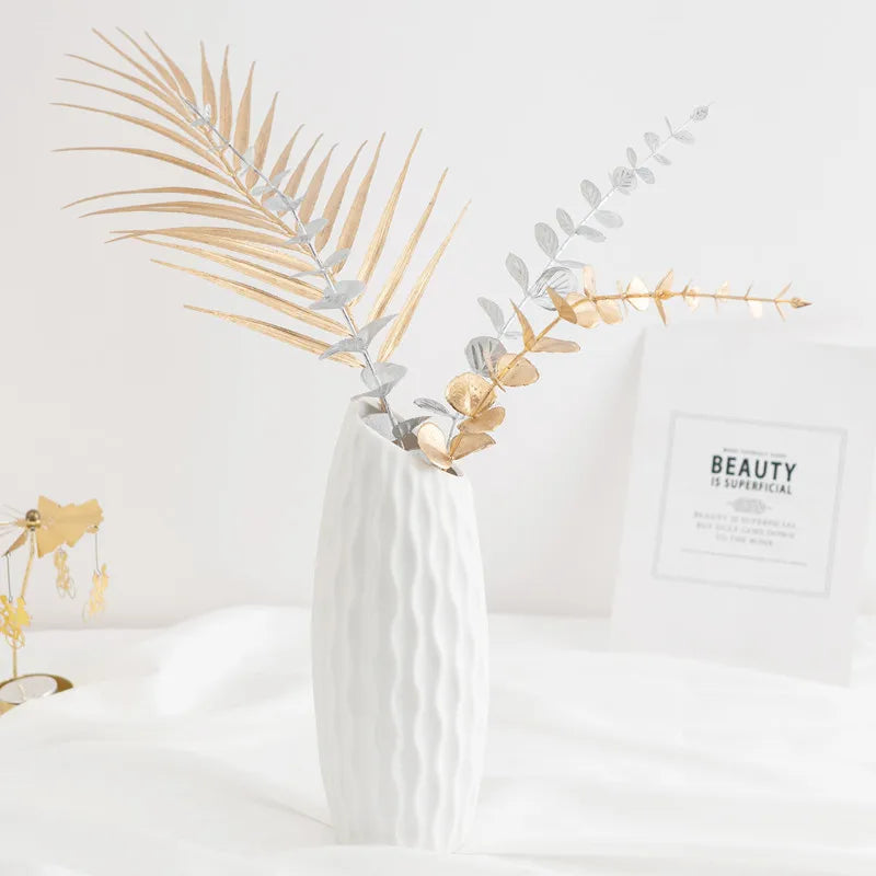Artificial Tropical Palm Leaves 5/10 Pcs | Wedding & Party Decor