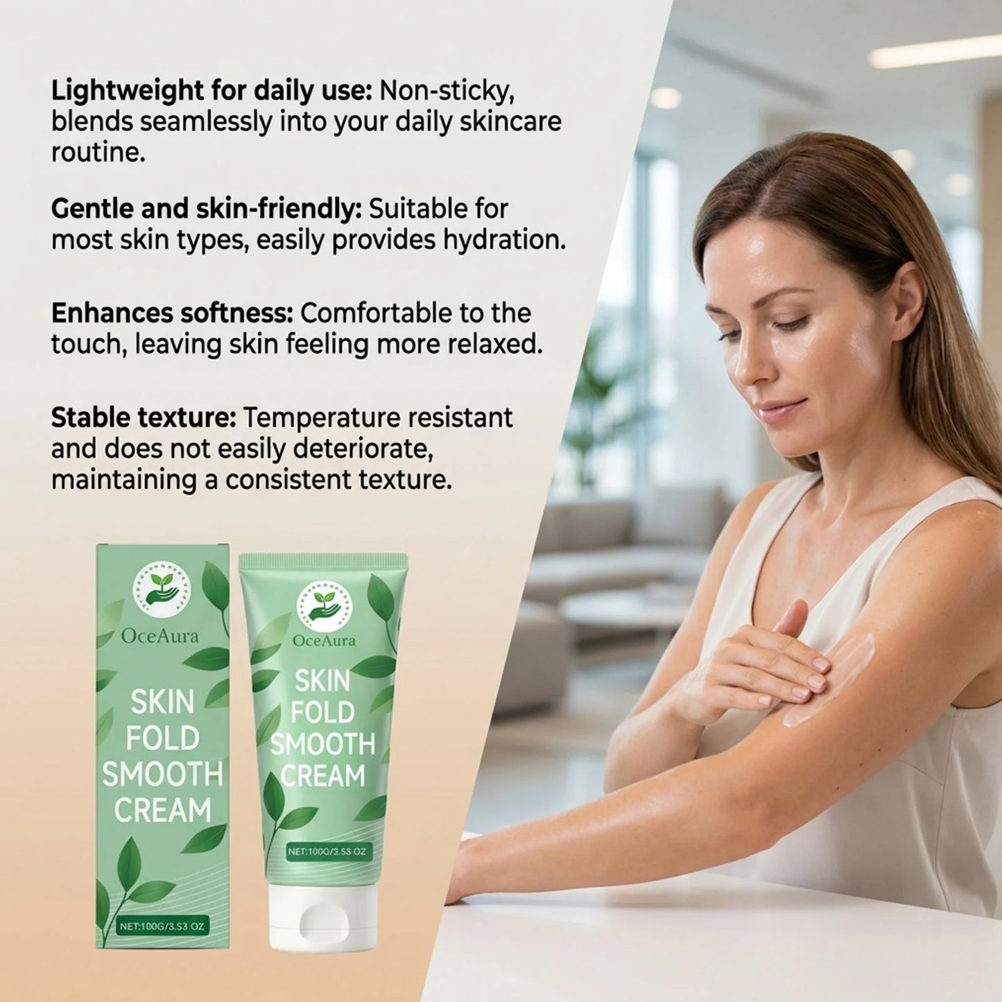 100g Soothing Body Lotion Nourishing Repairing Stabilizing Smoothing Calming Brightening Softening Glowing Hydrating Body Cream Peaceful Pleasures Health and Wellness