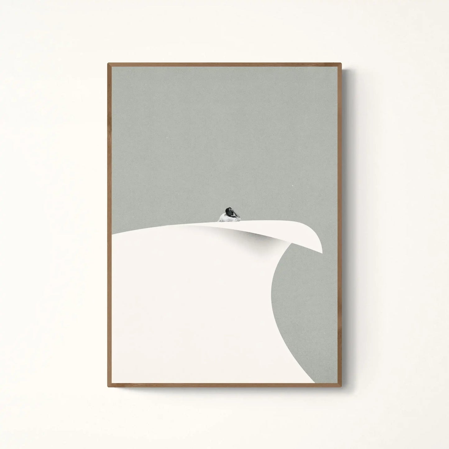 Abstract Modern People Philosophy Canvas Wall Art Print | Decor