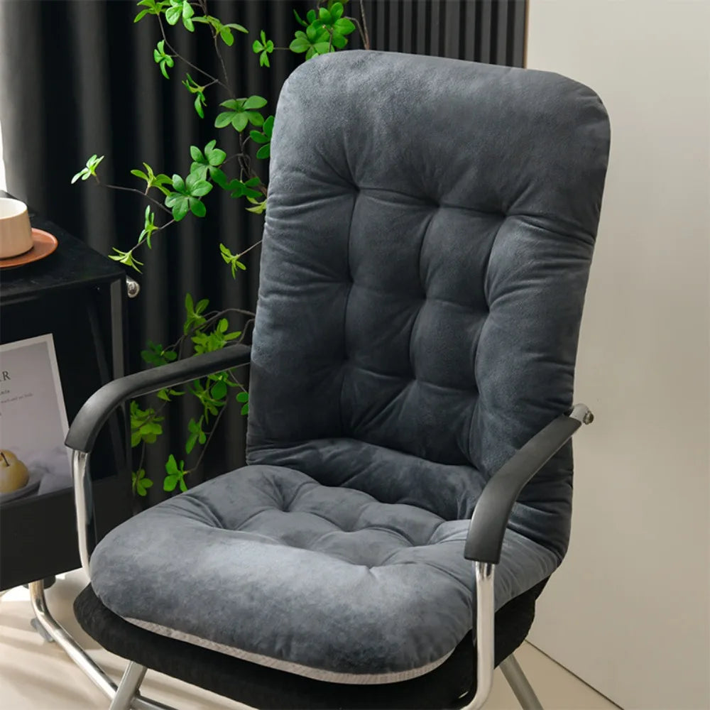 Thickened 45*93cm Chair Cushion Cotton Washable Chair Cotton Pads 2 in 1 Hammock Seat Cushion Outdoor Supply Peaceful Pleasures Health and Wellness Dark Grey