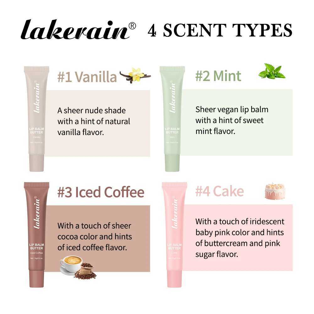 Butter Lip Balm Long Lasting Nourishes Moisturizes Soothes Lips Jelly Lip Gloss Oil Beautifying Smoothing Lip Care Balm Makeup Peaceful Pleasures Health and Wellness