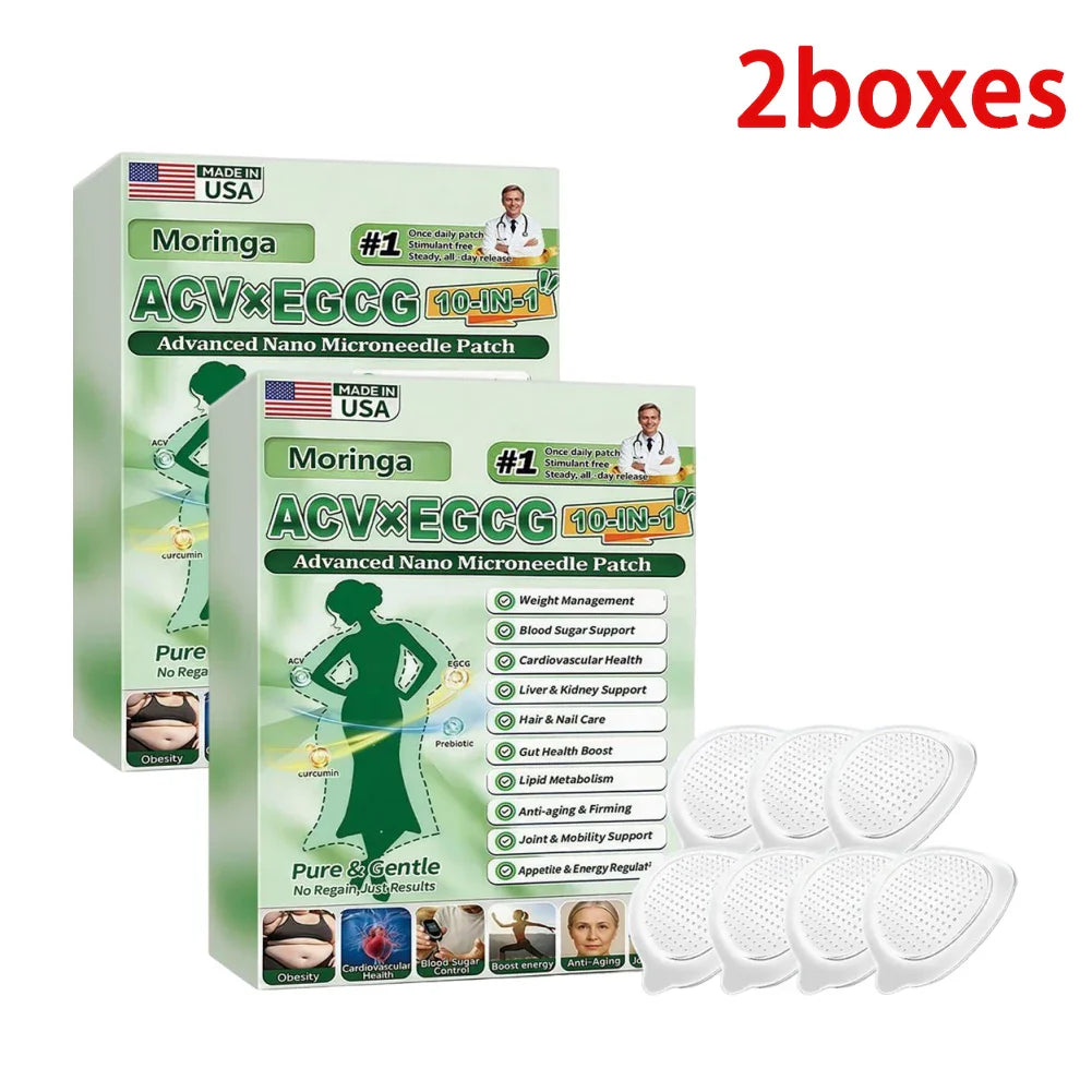Moringa Nano Microneedle Patches – Body Firming & Wellness
