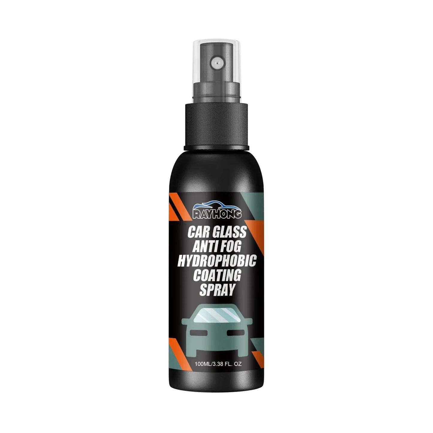 Automobile Windshield Spray Rearview Mirror Windshield Cleaning Stain Hydrophobic Water Repellent Antifogging Agent Peaceful Pleasures Health and Wellness 100ml