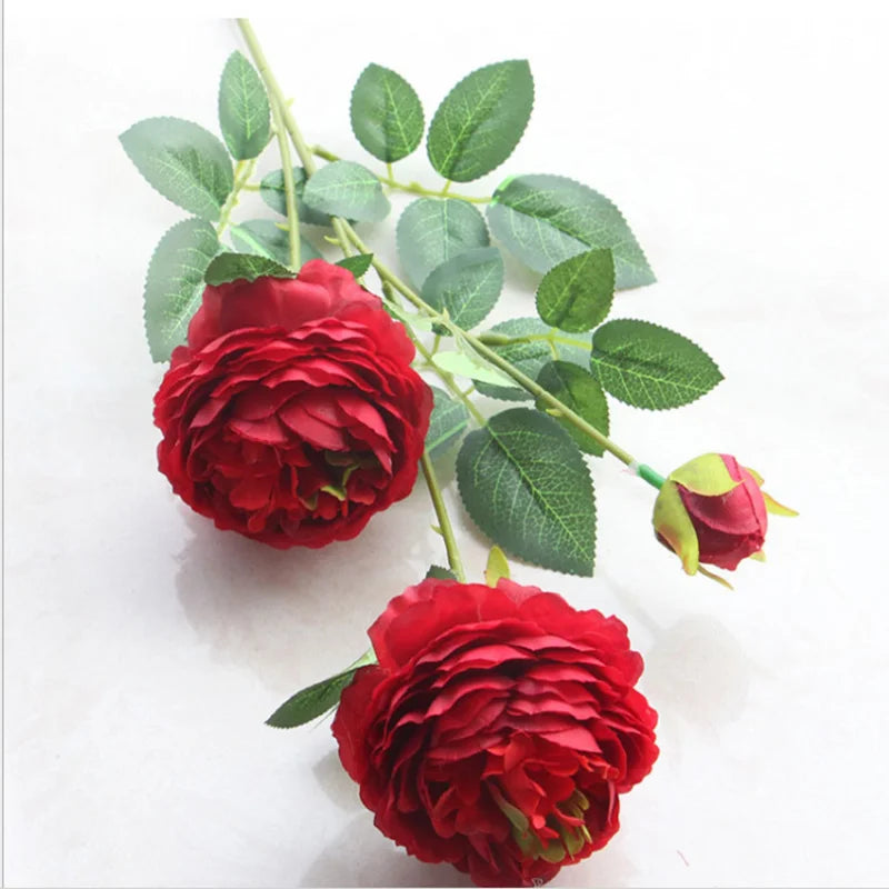 Artificial Silk Peony Bouquet | Wedding & Home Décor Flowers