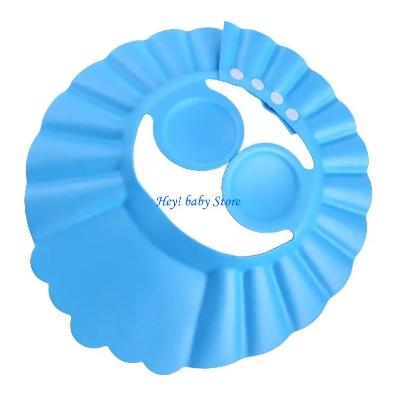Adjustable Baby Shower Cap Shampoo Visor | Ages 0–6 Years Baby Bath Visor Peaceful Pleasures Health and Wellness blue China Mainland