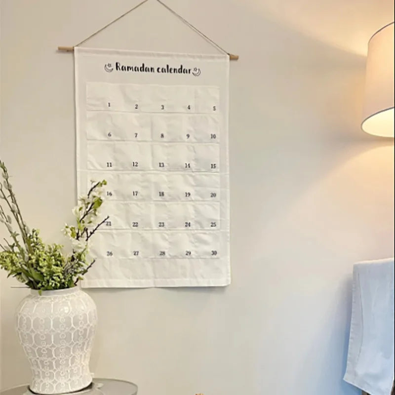 Personalised Ramadan Countdown Advent Calendar Bag | Eid Gift Advent Calendar Bag Peaceful Pleasures Health and Wellness