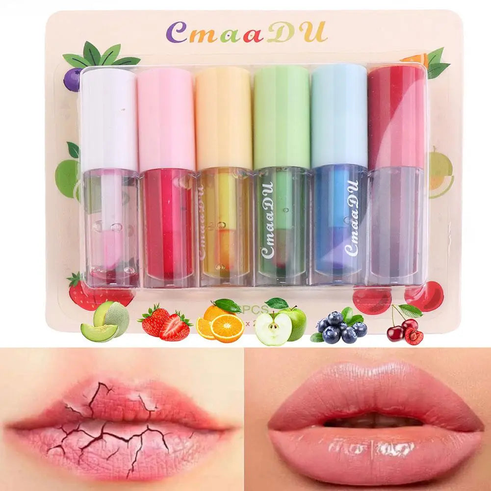 Color Changing Fruit Lip Balm – Moisturizing Jelly Lip Gloss