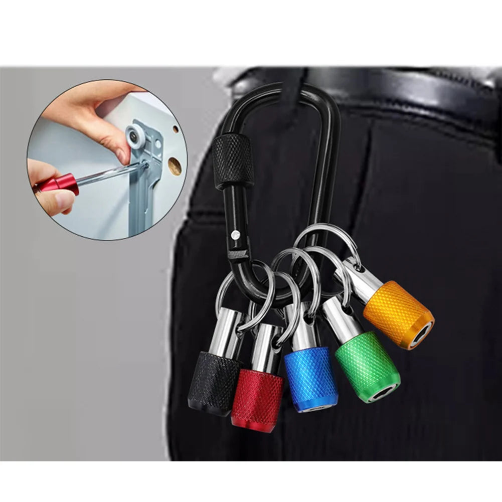 Drill Bit Holder 1 4 Hex Shank Screwdriver Keychain Extension Bar