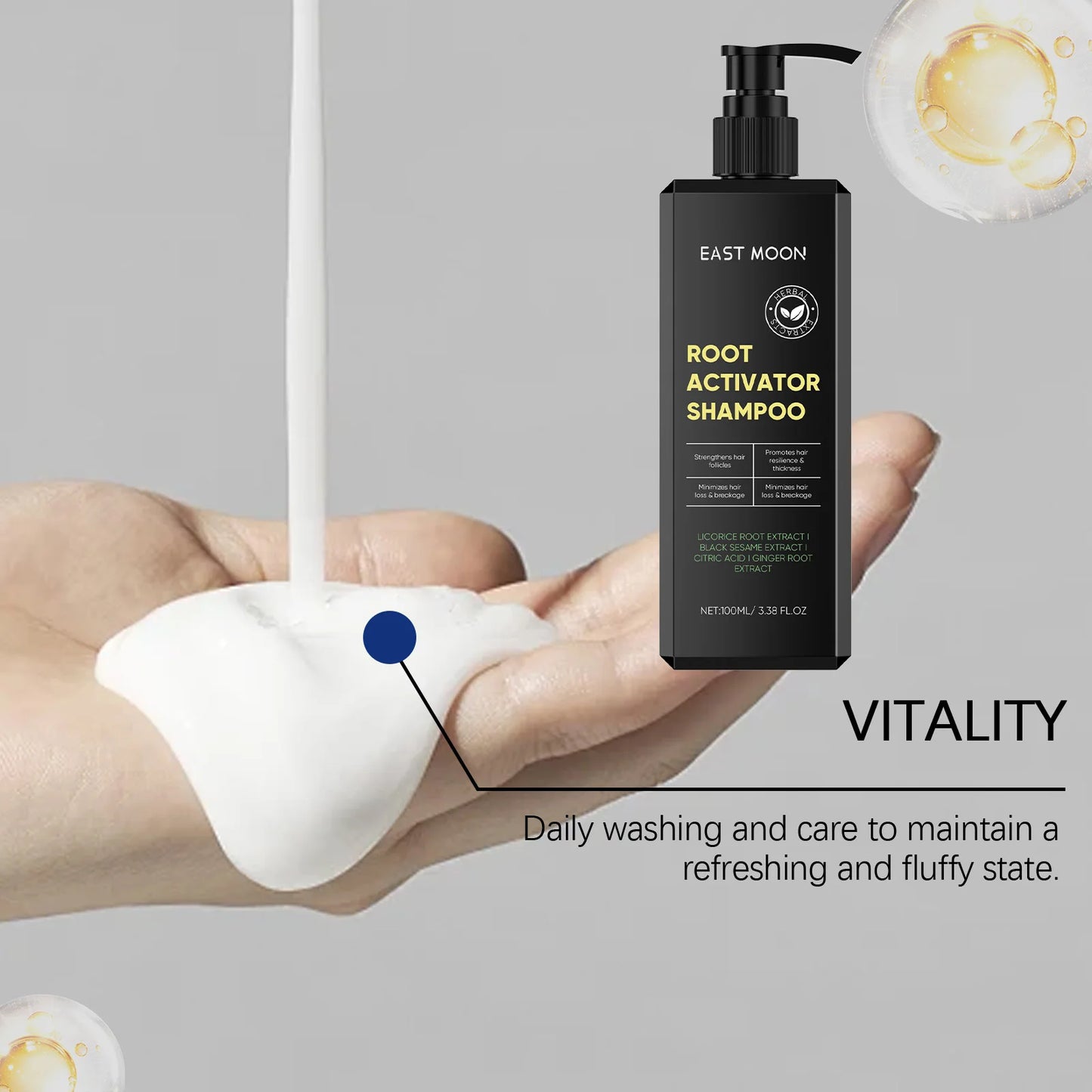 East Moon Men's Daily Scalp Nourishing Shampoo | 100ml