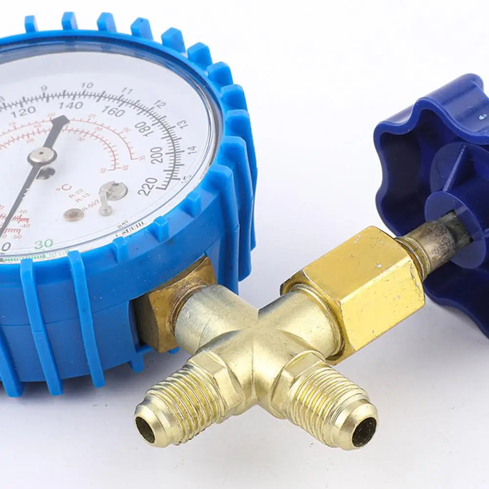 Air conditioner refrigerant pressure gauge service kit for for R22 and R134a with adapter hose with adapter Peaceful Pleasures Health and Wellness