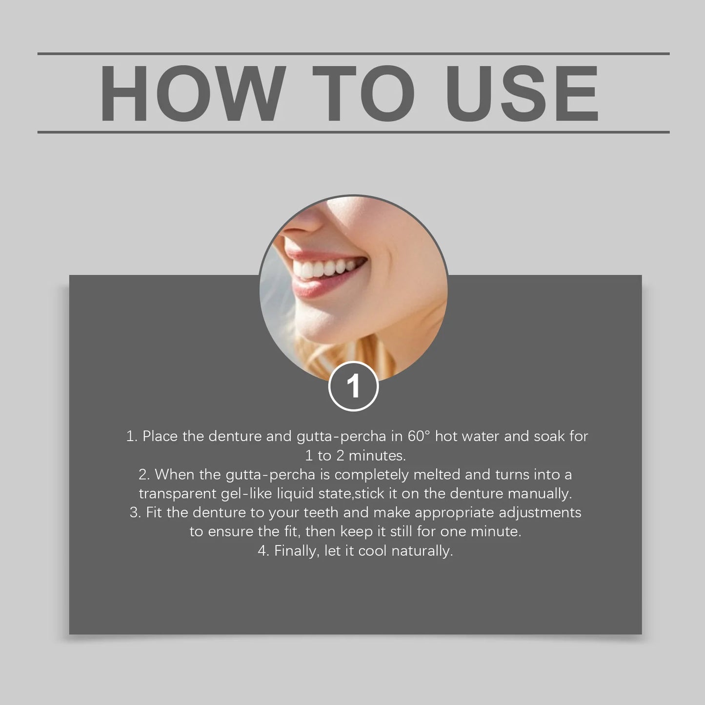 Silicone Denture Liner Kit – Upper & Lower Fit | FEIMUKO
