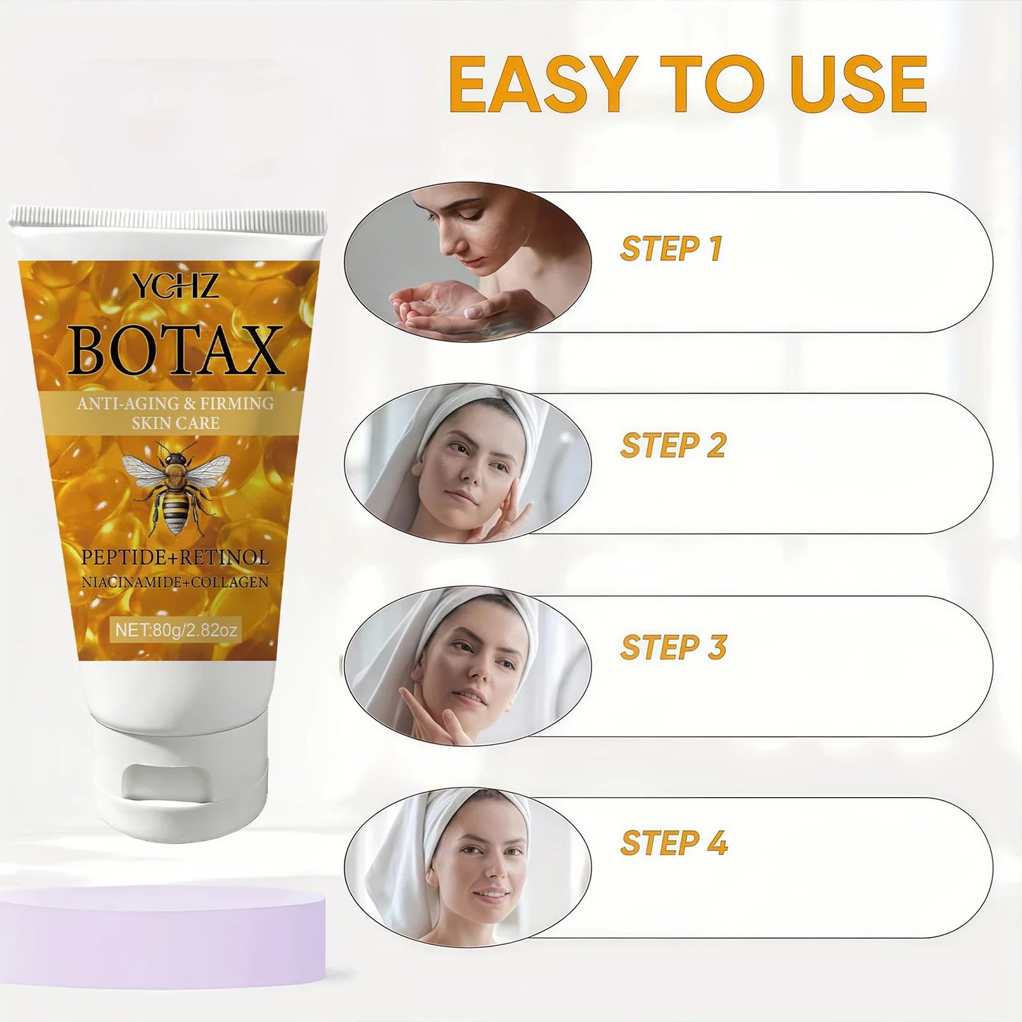 YCHZ Bee Venom Firming Face Cream – Hydrating & Anti-Wrinkle 80g