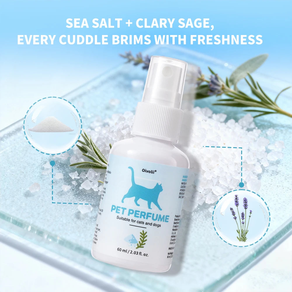 Pet Deodorizing Spray Long Lasting Fragrance Eliminates Body Odor