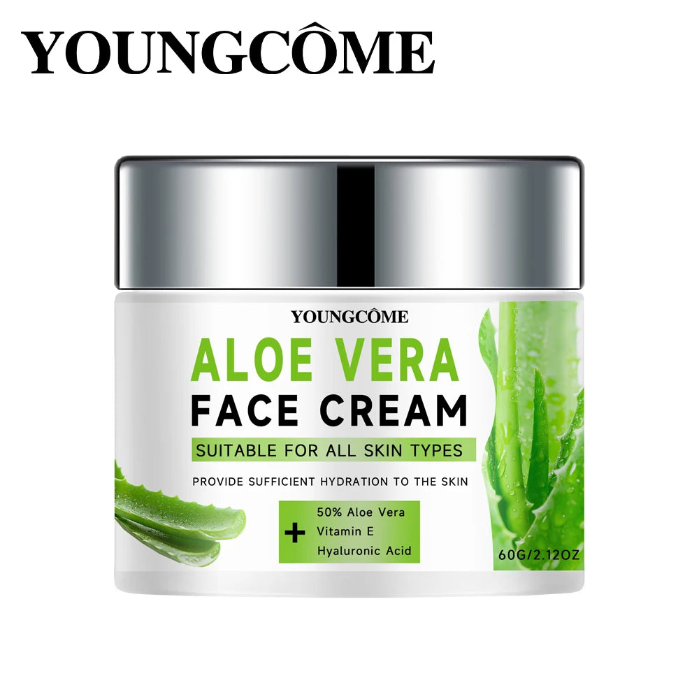 YOUNGCOME Aloe Vera Anti-Wrinkle Moisturizing Face Cream Face Moisturizer Cream Peaceful Pleasures Health and Wellness