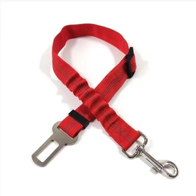 Dog Car Harness Set | Retractable Seatbelt Tether & Folding Bowl