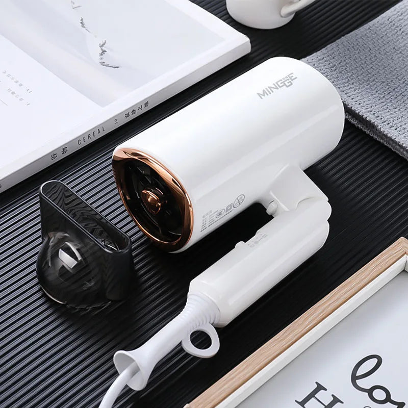 Popular Foldable Hair Dryer 1800W Blue Light Negative Ion Super Silent US/EU/UK/Plug 110V/220V Home Barber Recommended Peaceful Pleasures Health and Wellness