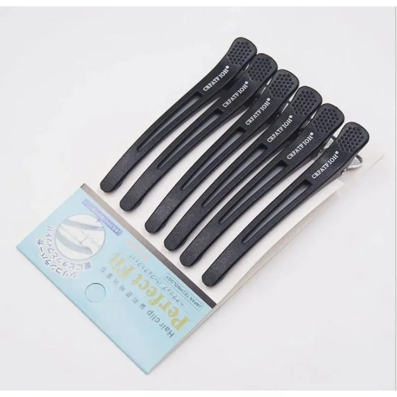 18pcs Black Holding Hair Styling Clip Flat Duck Mouth Hair Clips Pro Salon Hairdressing Cutting Hairpin Accessorie DIY Home Peaceful Pleasures Health and Wellness