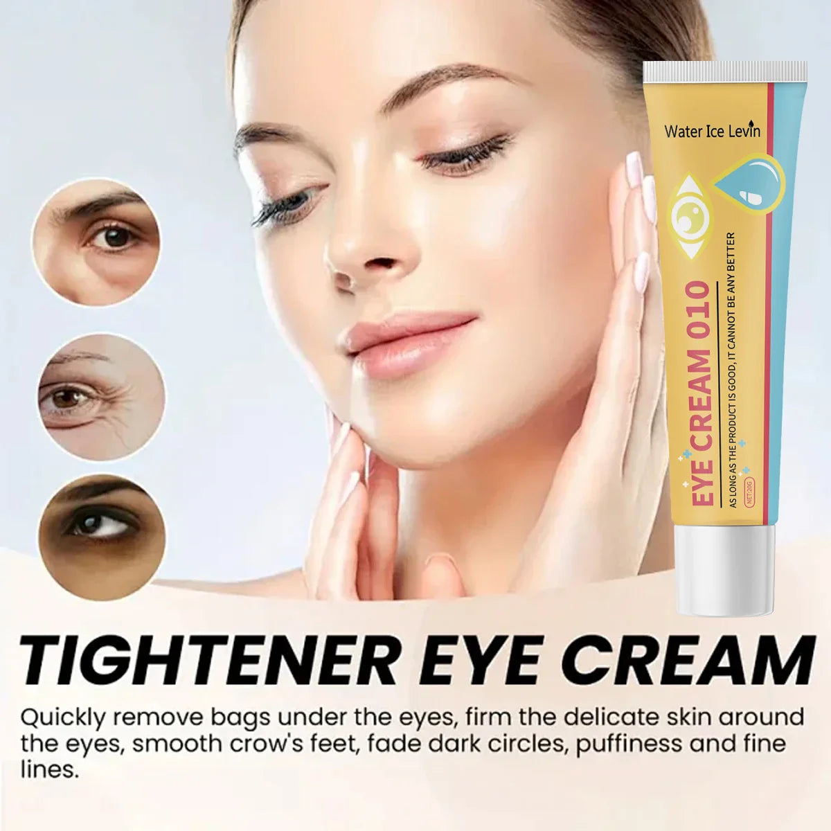 Eye Cream with Retinol & Hyaluronic Acid – Moisturizing & Smoothing