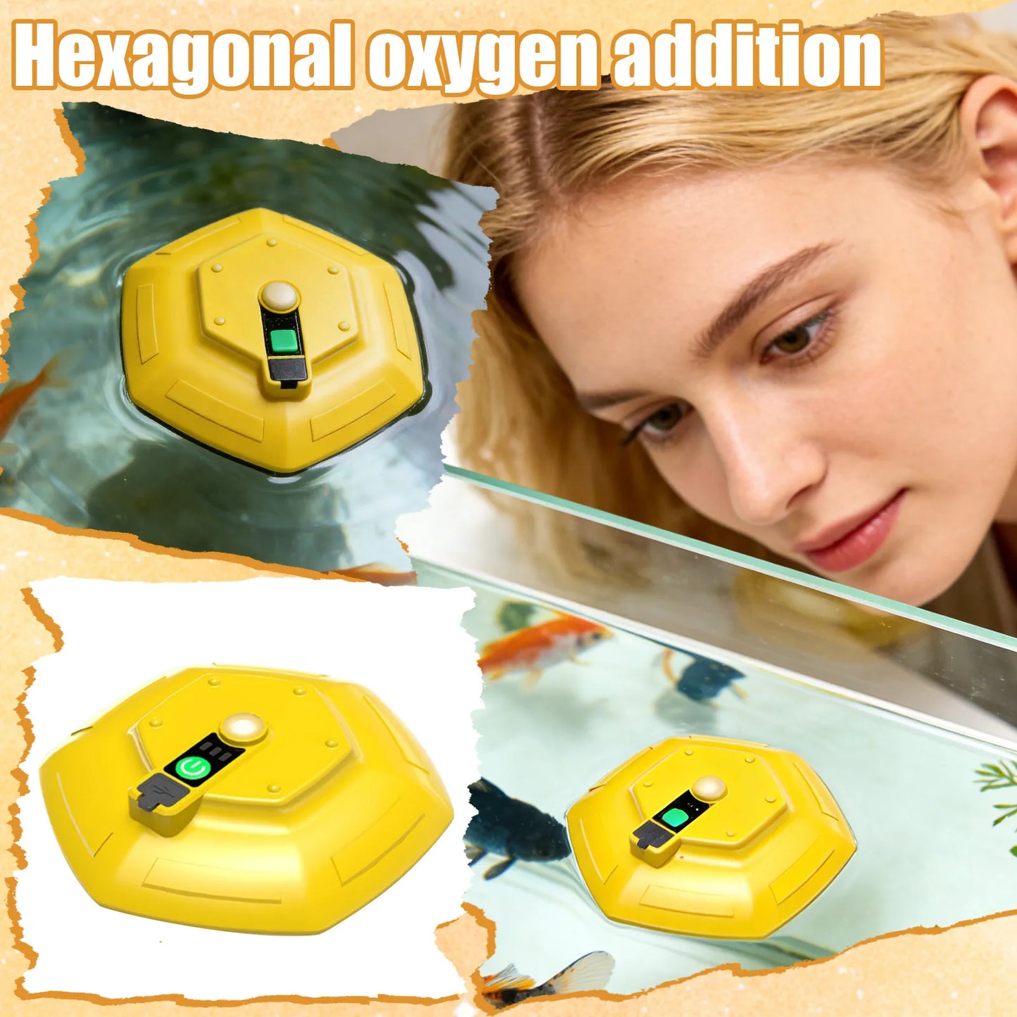Floating Rechargeable Fishing Aerator | Quiet Portable Oxygen Pump