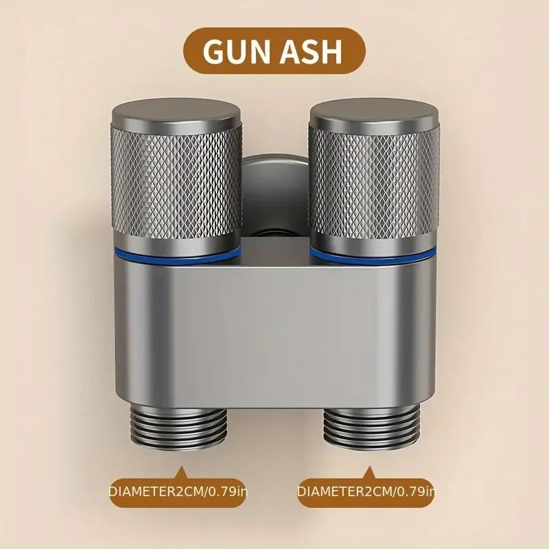Double Outlet Angle Valve | Shower & Washing Machine Control