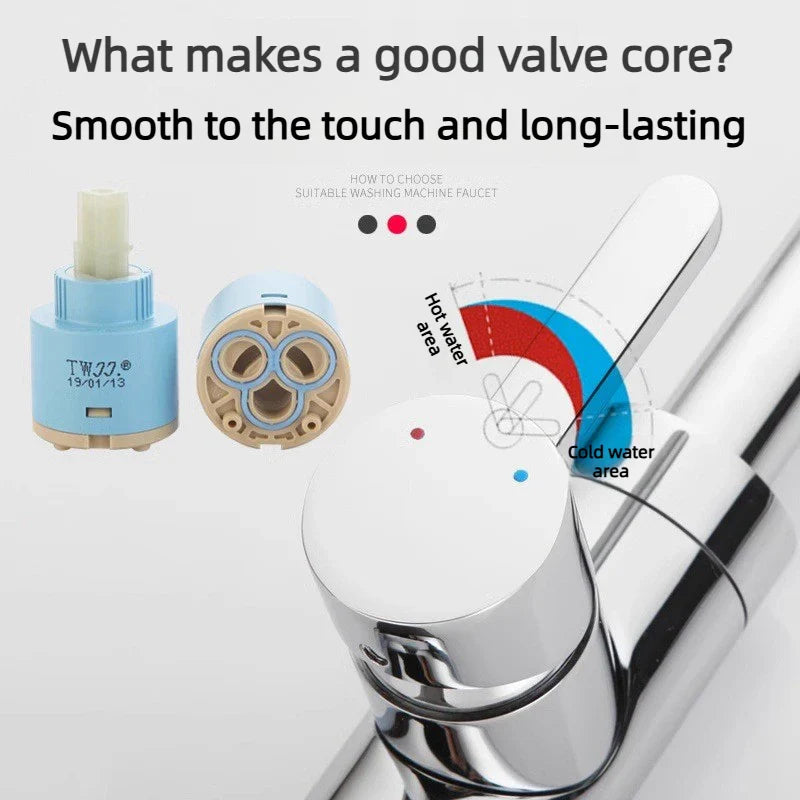 Ceramic Faucet Cartridge 25mm 35mm 40mm | Mixer Tap Valve