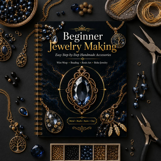 Beginner Jewelry Making A5 Spiral Guide Handmade Accessories Tutorial Peaceful Pleasures Health and Wellness