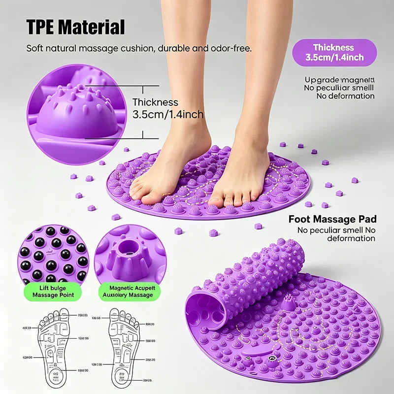 Acupressure Foot Massage Board | Non-Toxic Reflexology Mat
