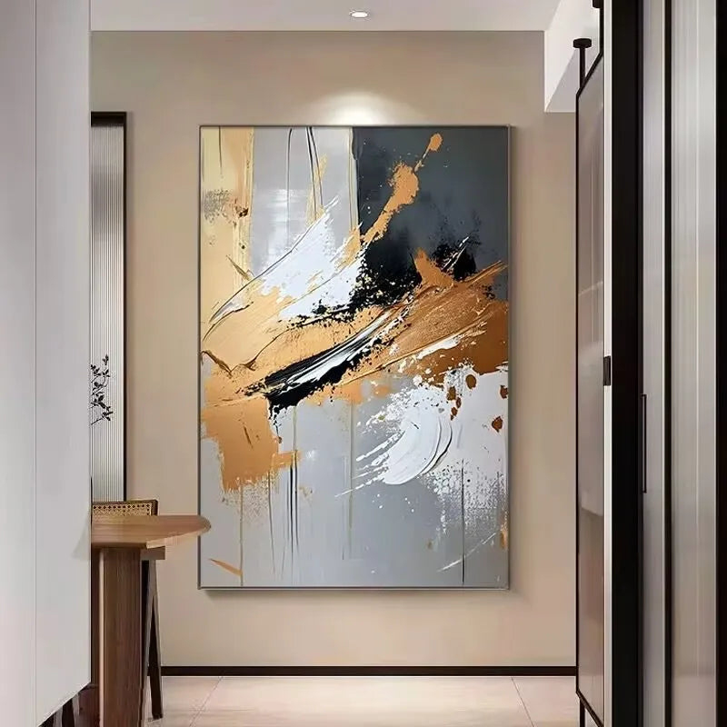 100% Pure Hand Painted Canvas Oil Painting For Home Wall Decor Thick Texture Hanging Picture Mural For Living Room Bedroom Sofa Peaceful Pleasures Health and Wellness