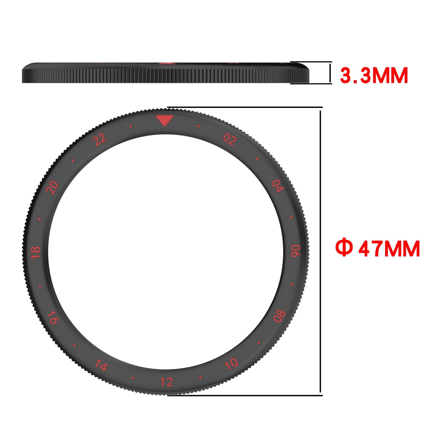 Ergonomic Design Bezel For Xiaomi Watch S4 Metal Bezel For Mi Watch S3 Watch Replacement Bezel Case Comfortable To Wear Peaceful Pleasures Health and Wellness