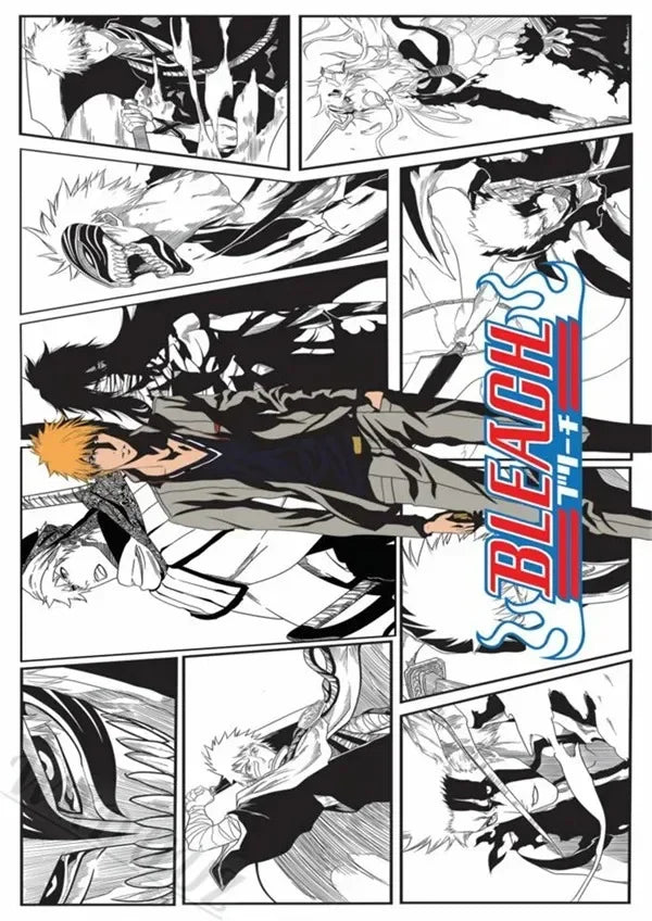 Bleach Anime Canvas Wall Art Poster | Living Room Décor Print