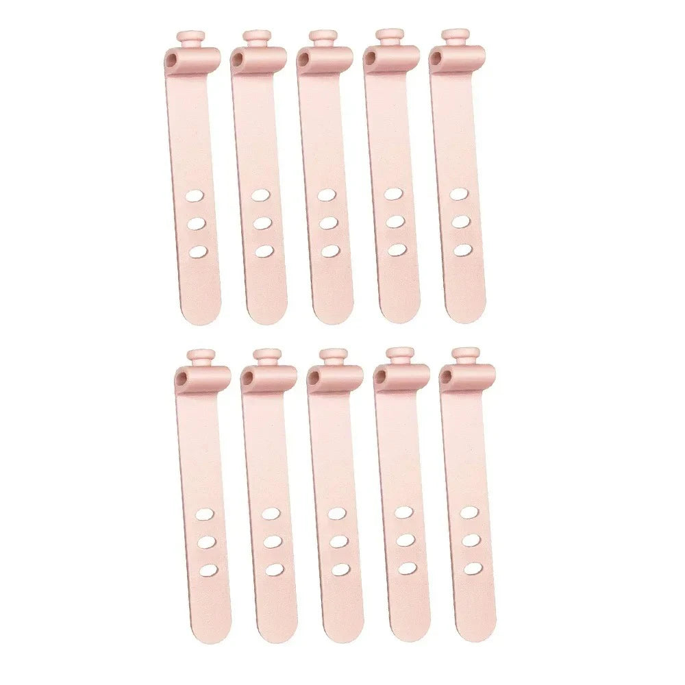 Silicone Cable Management Ties – Wire Organizer Kit 1/5/10 Pcs