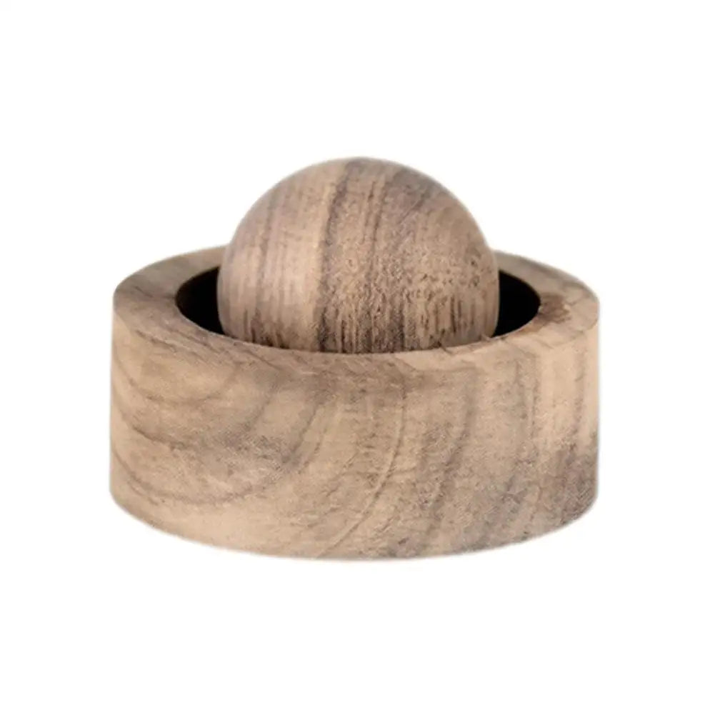 Car & Home Essential Oil Diffuser - Made of Wood Mini Cute Natural Fragrance Diffuser Suitable for Bedroom Living Room Bathroom Peaceful Pleasures Health and Wellness Walnut wood
