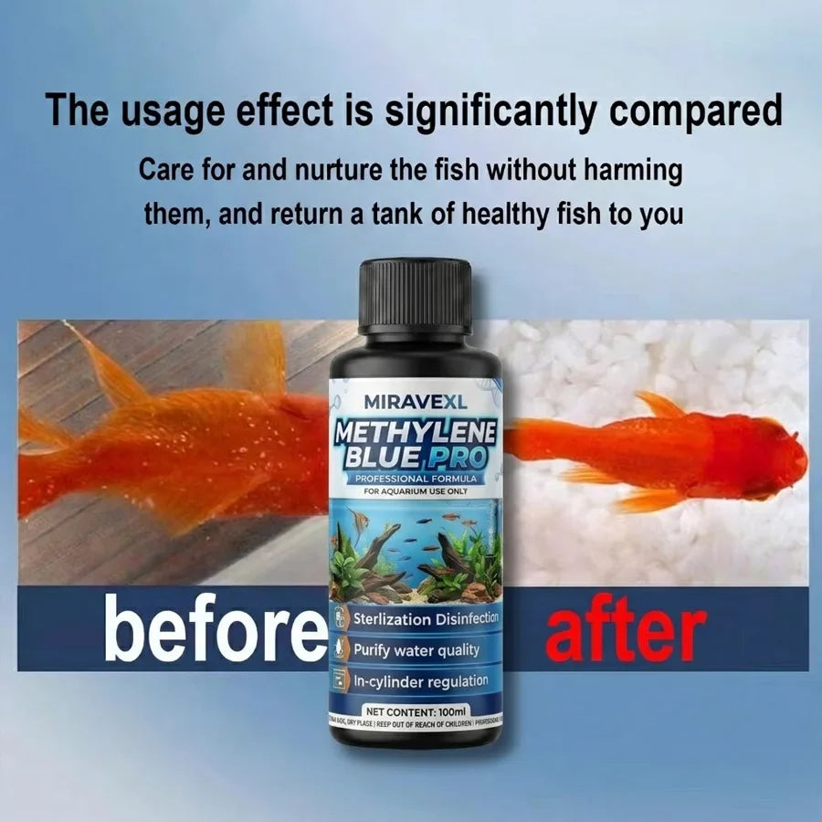 Methylene Blue Aquarium Treatment 100ml | Fish Tank Conditioner