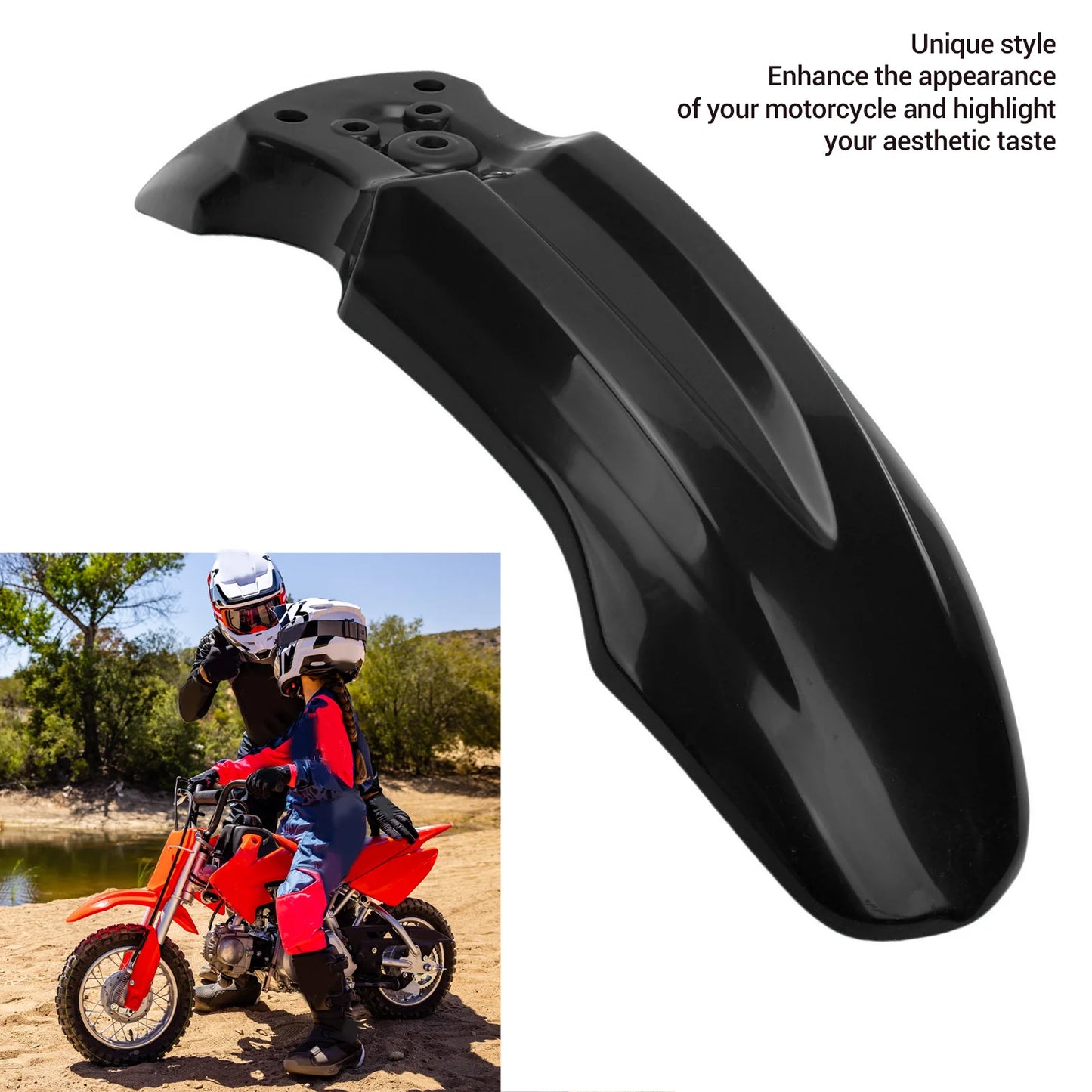 Front Mudguard for 125cc Pit Dirt Bike – ABS Fender Replacement