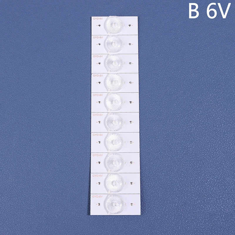 10Pcs SMD LED TV Backlight Beads 3V 6V | 32–65 Inch TV Repair