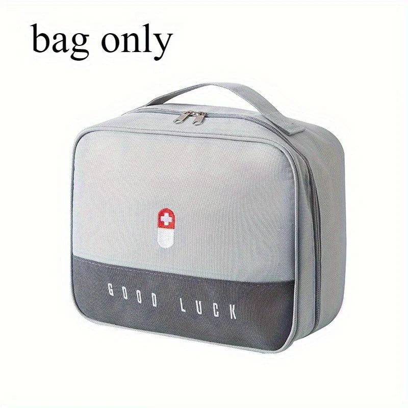 Portable First Aid Kit – Large Capacity Layered Storage Organizer