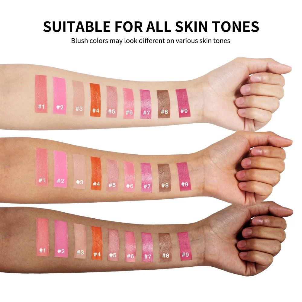 Waterproof Liquid Blush – Multi-Use Cheek & Lip Tint | 9 Shades