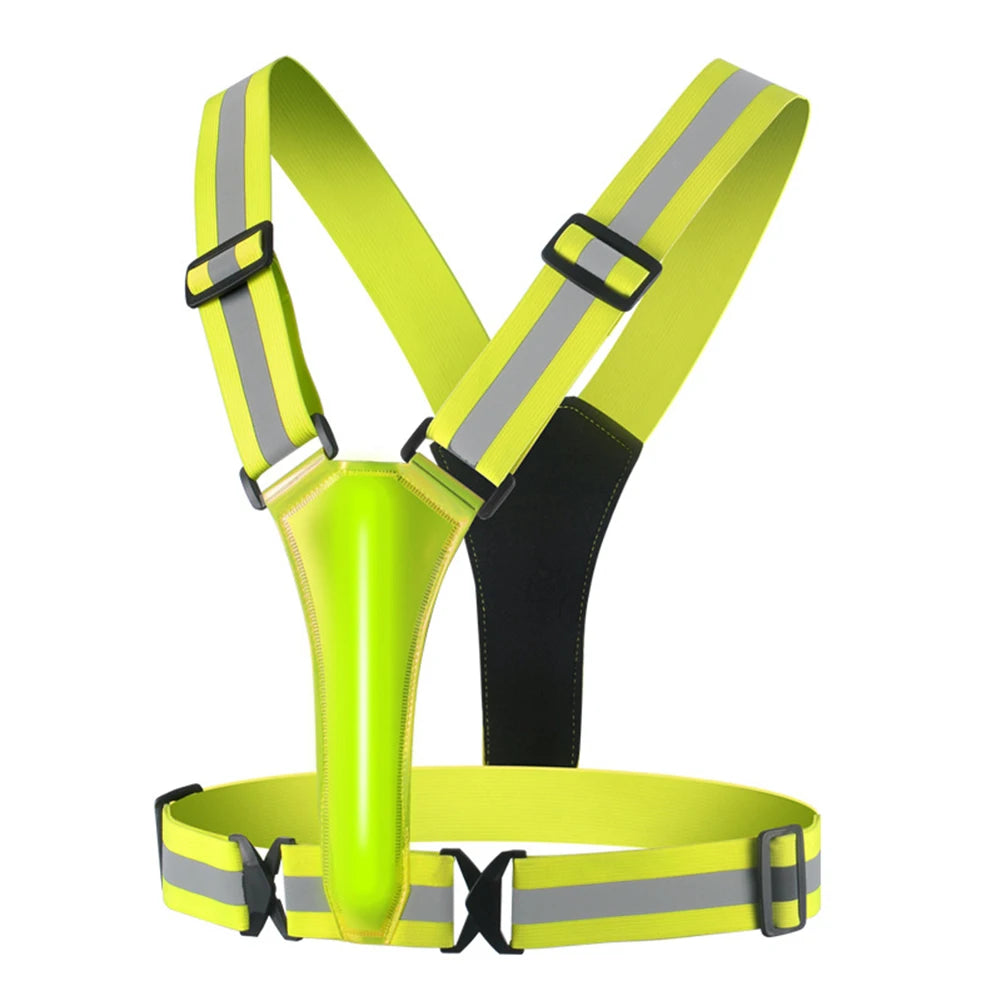 LED Reflective Running Vest – High Visibility Night Safety