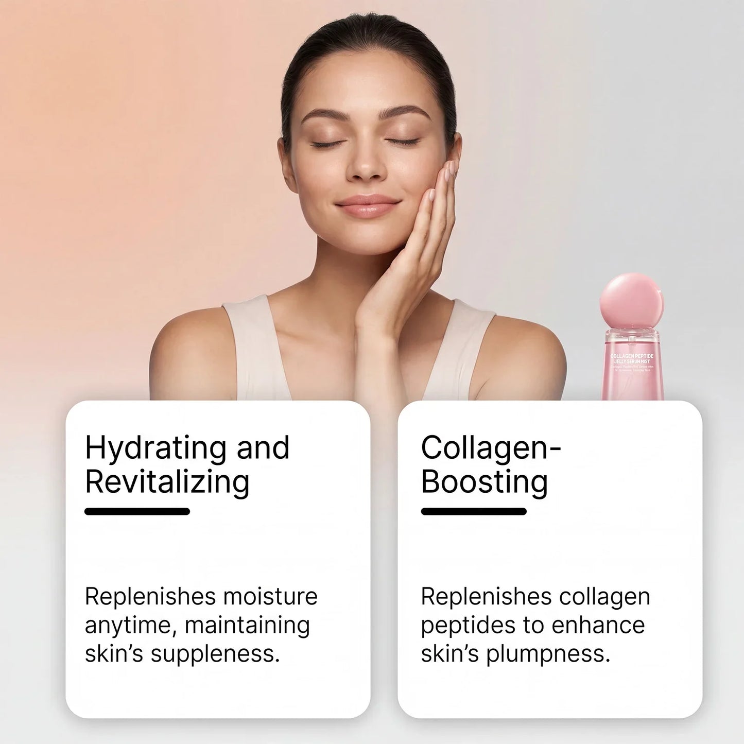 Collagen Peptides Jelly Serum Face Mist – Hydrating Spray 50ml