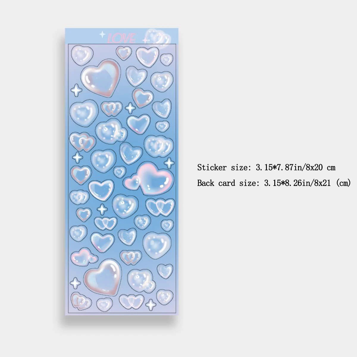 Korean Stickers Wholesale Transparent Bubble Ins Cute Hand Account