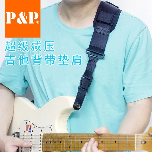Guitar Strap Shoulder Pads Cotton Thickened Decompression Comfortable Peaceful Pleasures Health and Wellness