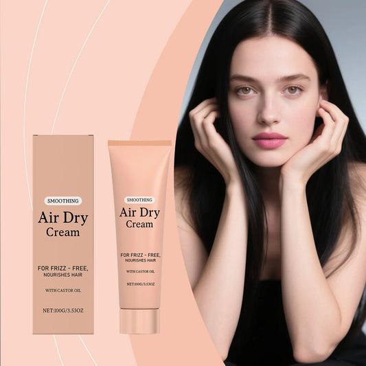 Keratin Air Dry Cream – Castor & Coconut Oil Frizz Control Hair Smoothing Cream Peaceful Pleasures Health and Wellness Default Title