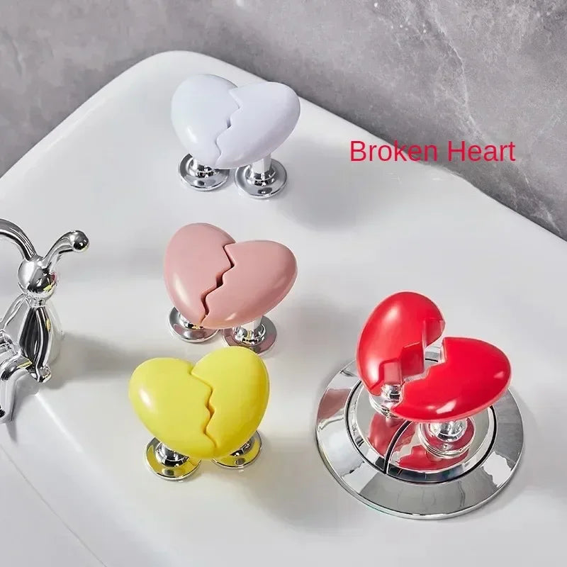 Heart Shape Toilet Flush Button Presser – Nail-Friendly Decor