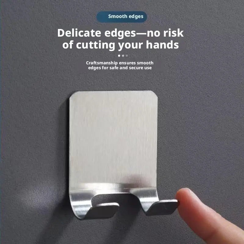 Adhesive Razor Holder – Stainless Steel Wall Mount Shaver Rack