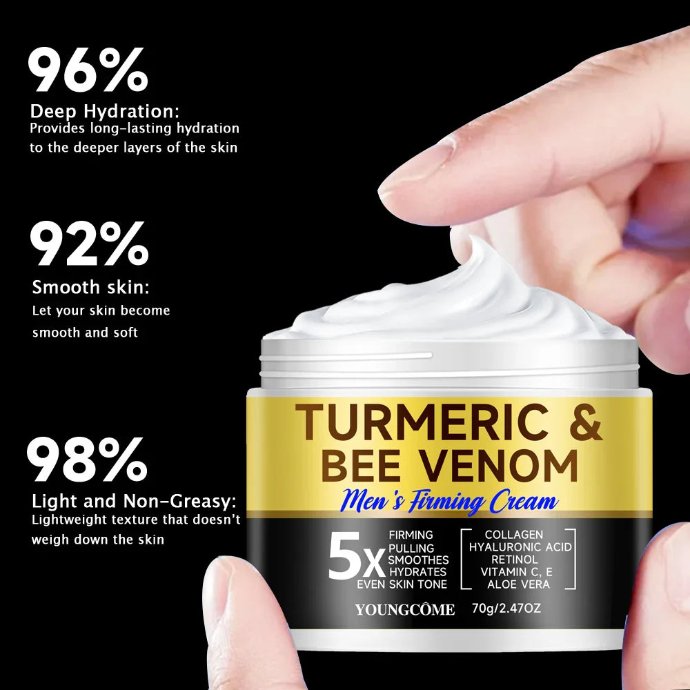 YOUNGCOME Men's Retinol Collagen Face Cream | Firming Moisturizer