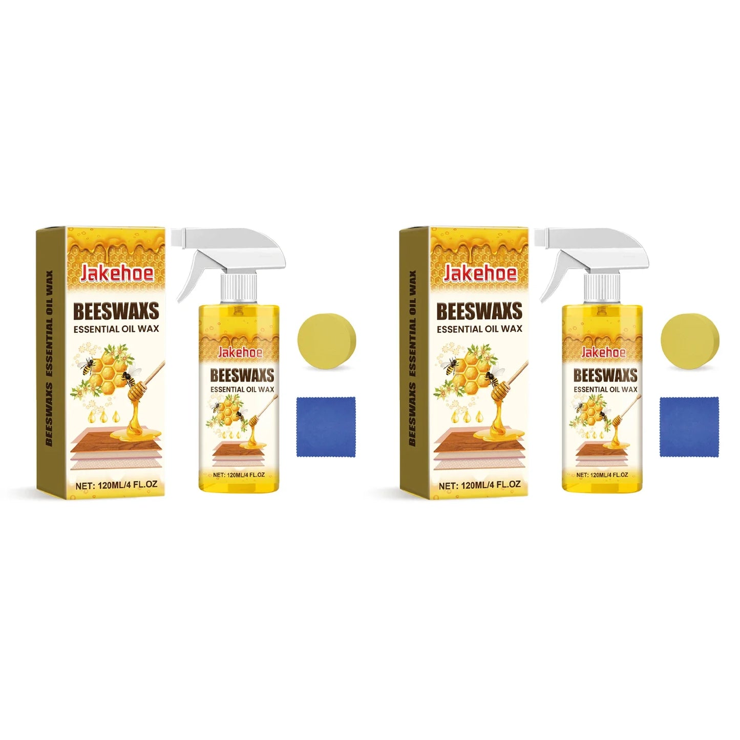 Natural Beeswax Furniture Polish Spray | Wood Care & Shine